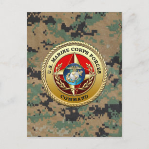 U.S. Marine Corps Forces Command (MARFORCOM) [3D] Postcard