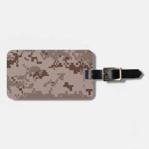 U.S. Marine Corps Marpat Desert Camouflage Luggage Tag