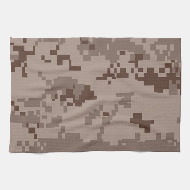 U.S. Marine Corps Marpat Desert Camouflage Tea Towel (Horizontal)