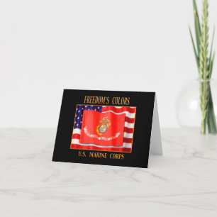 U.S. Marine Corps Note Card