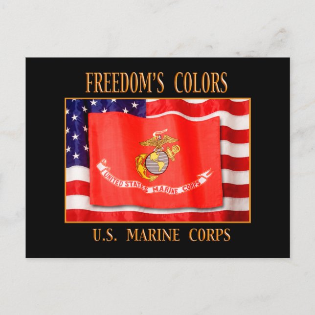 U.S. Marine Corps Postcard (Front)