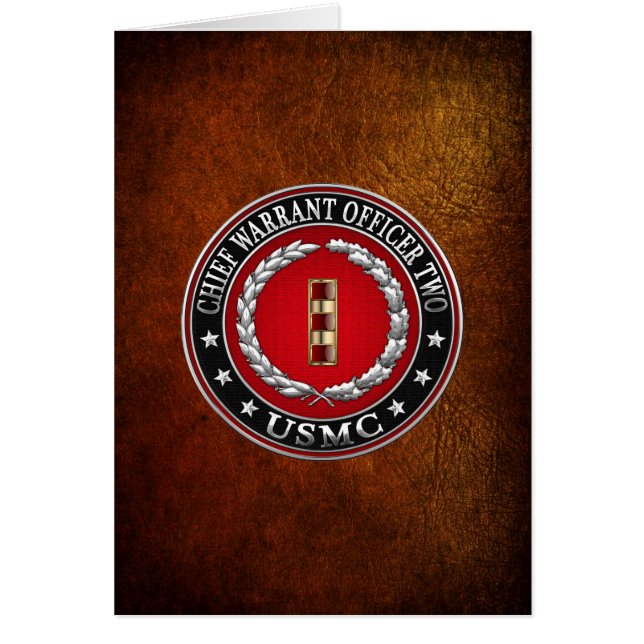 U.S. Marines: Chief Warrant Two (USMC CWO-2) [3D] (Front)