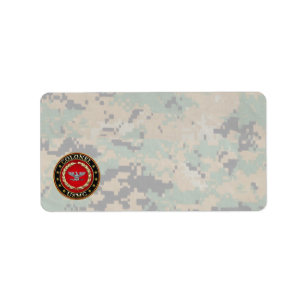 U.S. Marines: Colonel (USMC Col) [3D] Label