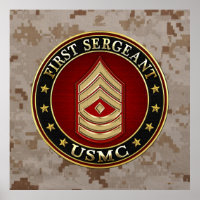 U.S. Marines: First Sergeant (USMC 1stSgt) [3D]