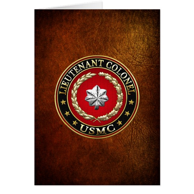 U.S. Marines: Lieutenant Colonel (USMC LtCol) [3D] (Front)