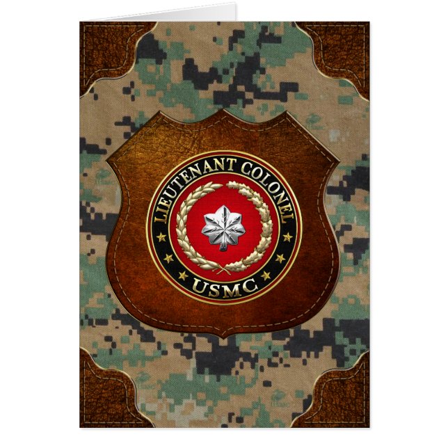 U.S. Marines: Lieutenant Colonel (USMC LtCol) [3D] (Front)