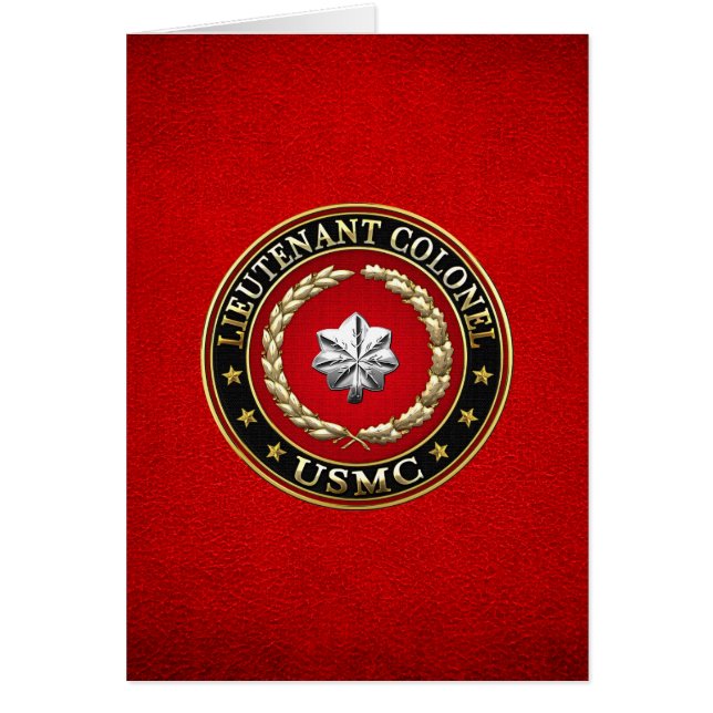 U.S. Marines: Lieutenant Colonel (USMC LtCol) [3D] (Front)
