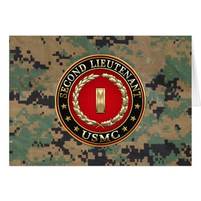 U.S. Marines: Second Lieutenant (USMC 2ndLt) [3D] (Front Horizontal)