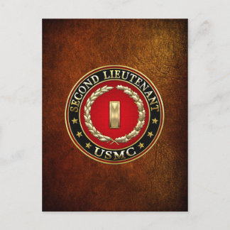 U.S. Marines: Second Lieutenant (USMC 2ndLt) [3D] Postcard