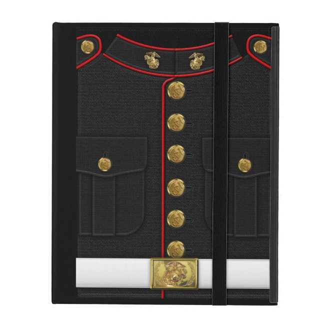 U.S. Marines: USMC Dress Uniform [3D] iPad Case (Front Closed)
