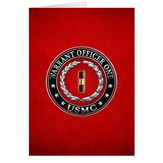 U.S. Marines: Warrant Officer One (USMC WO-1) [3D] (Front)
