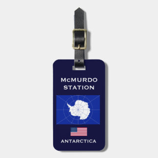 U.S. - McMurdo Antartic Station Luggage Tag