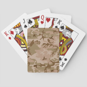 U.S. Military Desert Sand Camouflage Playing Cards