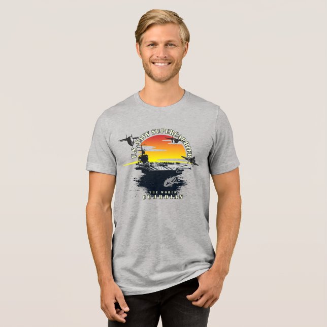 U. S. Military | Men Tri-Blend Shirt (Front Full)