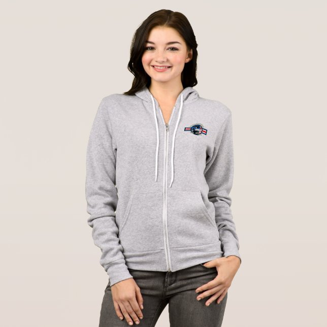 U. S. Military | Women's Full-Zip Hoodie (Front Full)