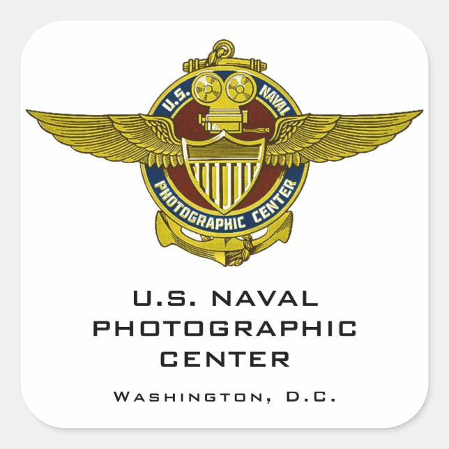 U.S. Naval Photographic Centre Sticker (Front)