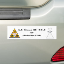 U.S. Naval Schools of Photography Bumper Sticker 1