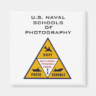 U.S. Naval Schools of Photography (Colour)  Magnet