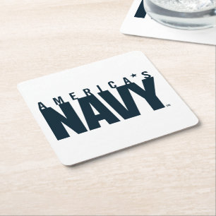 U.S. Navy America's Navy Square Paper Coaster