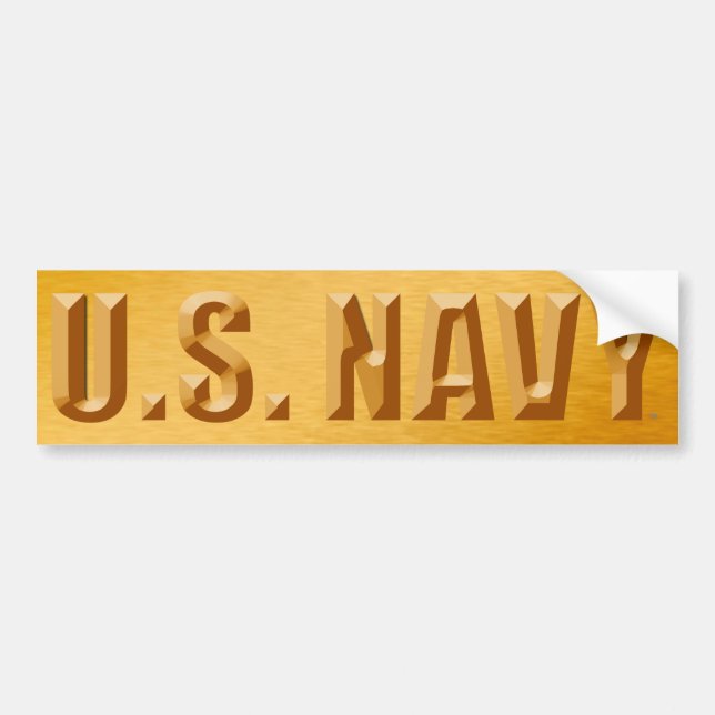 U.S. Navy Bumper Sticker (Front)