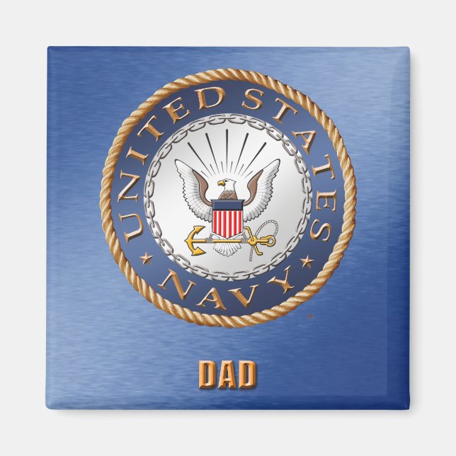 U.S. Navy Dad Magnet (Front)