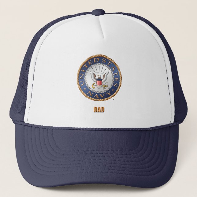 U.S. Navy Dad Trucker Hat (Front)