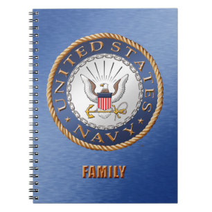 U.S. Navy Family Spiral Photo Notebook