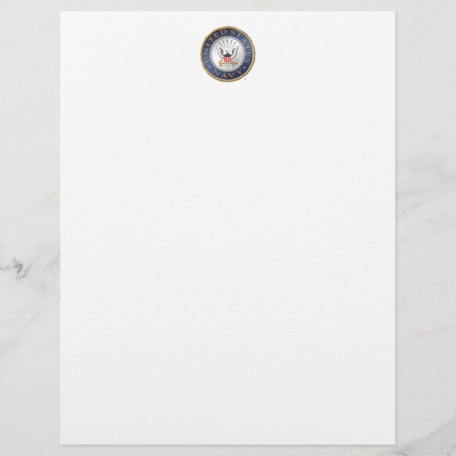 U.S. Navy Letterhead (Front)