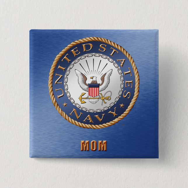 U.S. Navy Mum Button (Front)
