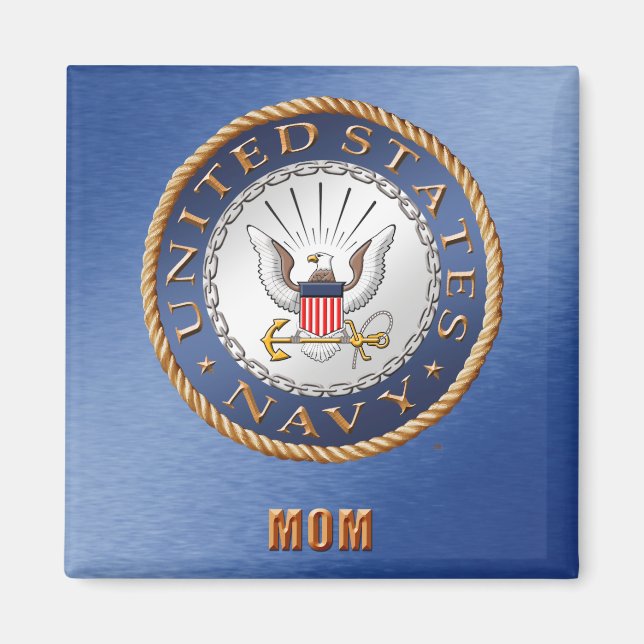 U.S. Navy Mum Magnet (Front)