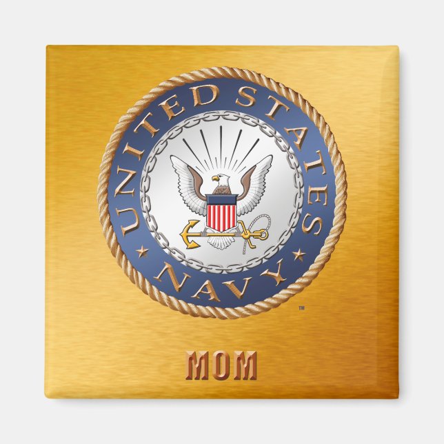 U.S. Navy Mum Magnet (Front)
