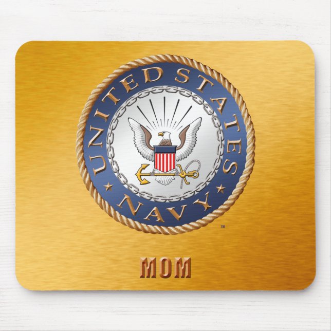 U.S. Navy Mum Mousepad (Front)