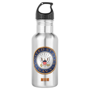 U.S. Navy Mum Water Bottle