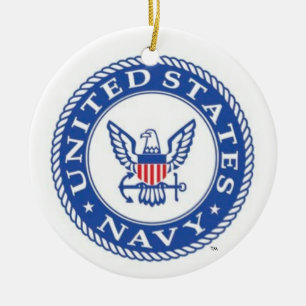 U.S. Navy® Naval Base San Diego Christmas Ornamen Ceramic Tree Decoration