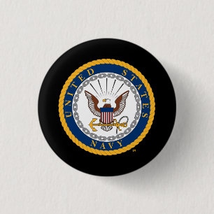 U.S. Navy Navy Emblem 3 Cm Round Badge
