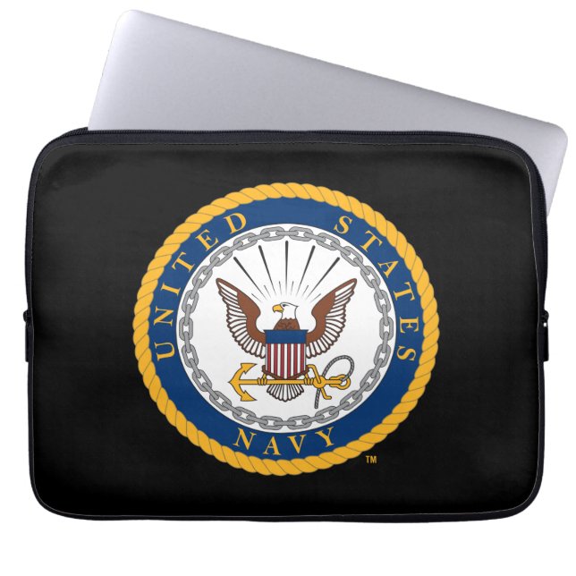 U.S. Navy | Navy Emblem Laptop Sleeve (Front)
