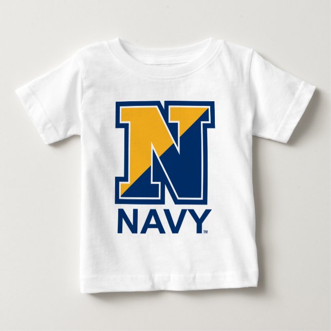 U.S. Navy | Navy Initial N Baby T-Shirt (Front)