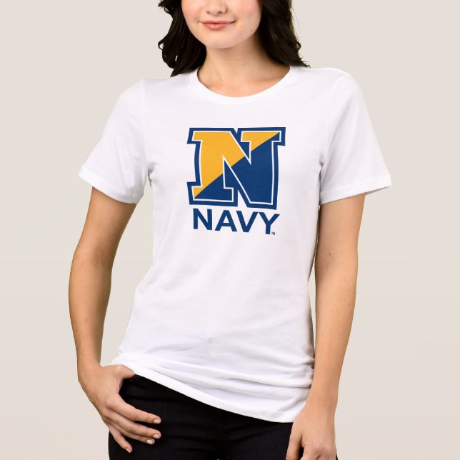 U.S. Navy | Navy Initial N Tri-Blend Shirt (Front)