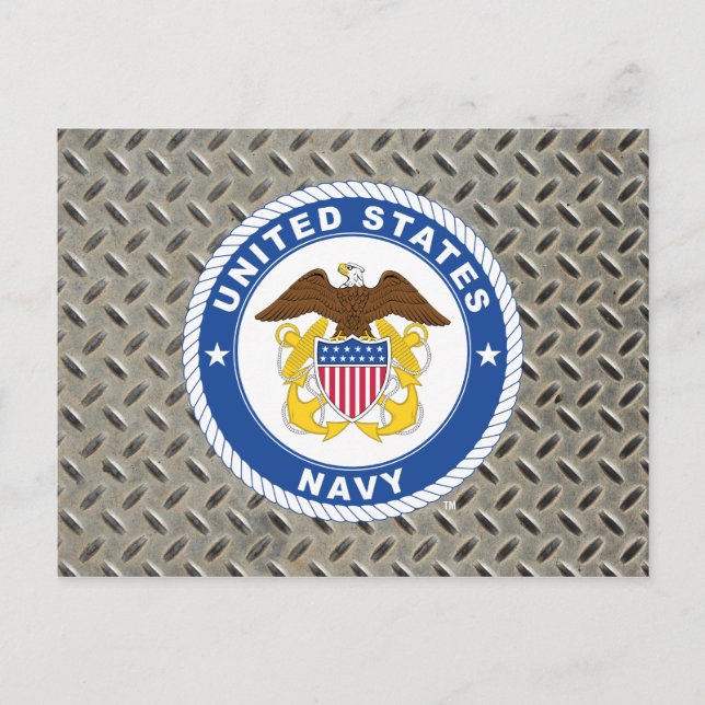 U.S. Navy | Officer Crest Postcard (Front)