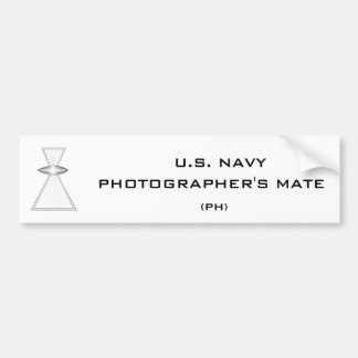 U.S. Navy Photographer's Mate IFGA without wings Bumper Sticker