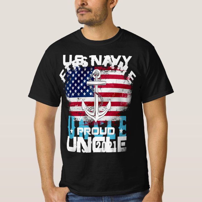 U.S Navy Proud Uncle T-shirt (Front)