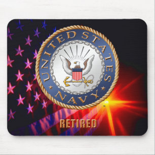 U.S. Navy Retired Mousepad