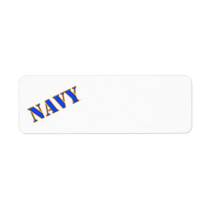 U.S. Navy Return Address Label