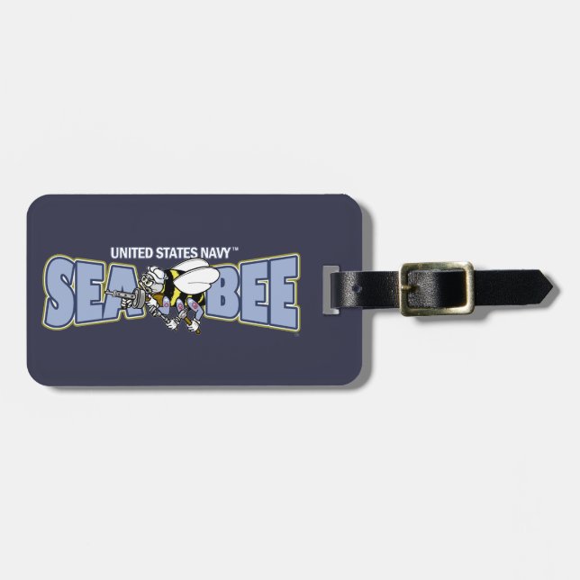 U.S. Navy Seabee Luggage Tag (Front Horizontal)