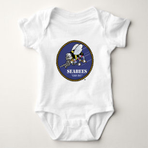 U.S. Navy   Seabees Baby Bodysuit