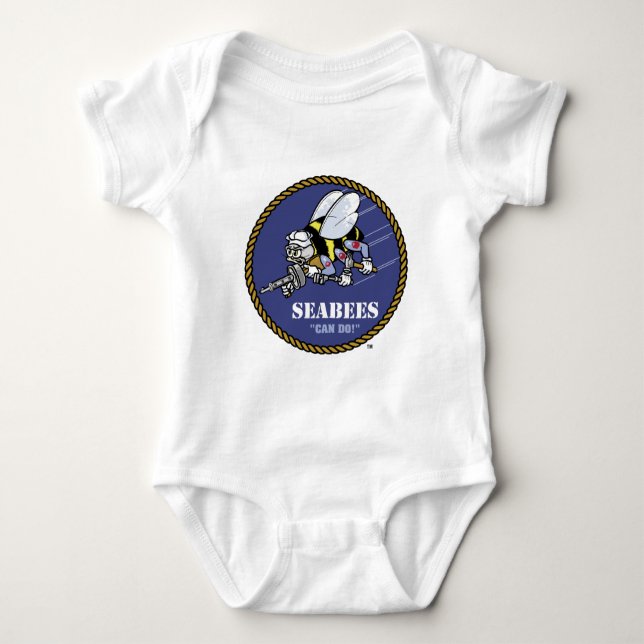 U.S. Navy | Seabees Baby Bodysuit (Front)