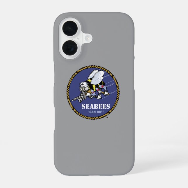 U.S. Navy | Seabees iPhone 16 Case (Back)