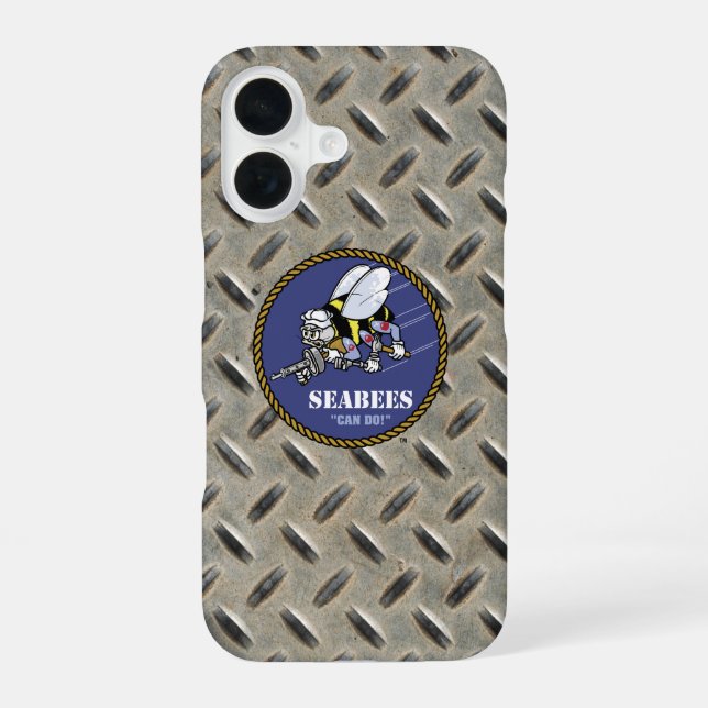U.S. Navy | Seabees iPhone 16 Case (Back)
