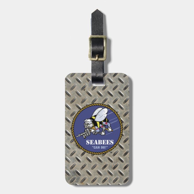 U.S. Navy | Seabees Luggage Tag (Front Vertical)