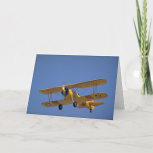 U.S. Navy version, Stearman N3N3 Card